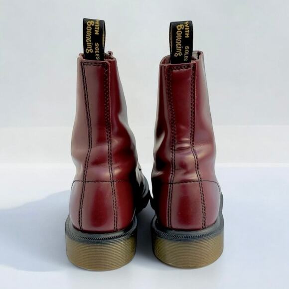 Dr. Doc Martens Maine 6.5 Exposed Steel Toe Cherry Red Smooth Leather
Boots UK4 - Picture 8 of 13